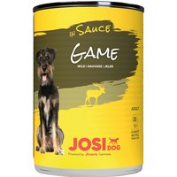 JosiDog Comida húmeda en salsa 12 x 415 g - Caza
JosiDog Comida húmeda en salsa 12 x 415 g - Caza