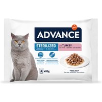 Advance Feline Sterilized con pavo comida húmeda para gatos - Pack % - 52 x 85 g
Advance Feline Sterilized con pavo comida húmeda para gatos - Pack % - 52 x 85 g