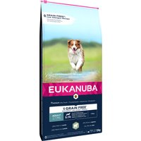 Eukanuba Grain Free Adult Small & Medium Breed con cordero - 12 kg
Eukanuba Grain Free Adult Small & Medium Breed con cordero - 12 kg