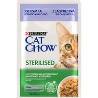 Cat Chow 104 x 85 g comida húmeda para gatos - Sterilised cordero y judías verdes
Cat Chow 104 x 85 g comida húmeda para gatos - Sterilised cordero y judías verdes