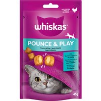 Whiskas Pounce & Play snacks para gatos - Pollo (8 x 45 g) 
Whiskas Pounce & Play snacks para gatos - Pollo (8 x 45 g)