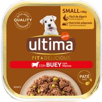 Ultima Fit & Delicious paté perros mini 22 x 150 g - Vacuno
Ultima Fit & Delicious paté perros mini 22 x 150 g - Vacuno