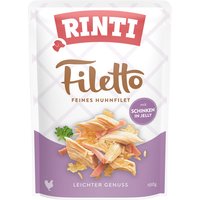 RINTI Filetto Pouch en gelatina 48 x 100 g - Pack ahorro - Pollo con jamón
RINTI Filetto Pouch en gelatina 48 x 100 g - Pack ahorro - Pollo con jamón