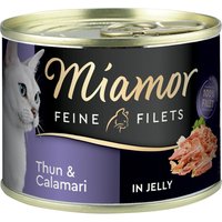 Miamor Filetes Finos en gelatina 6 x 185 g - Atún y calamares
Miamor Filetes Finos en gelatina 6 x 185 g - Atún y calamares