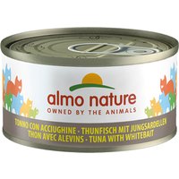 Almo Nature con pescado 6 x 70 g - Atún y anchoas 
Almo Nature con pescado 6 x 70 g - Atún y anchoas