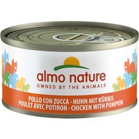 Almo Nature con carne 6 x 70 g - Pollo y calabaza
Almo Nature con carne 6 x 70 g - Pollo y calabaza