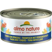 Almo Nature con pescado 6 x 70 g - Atún y almejas
Almo Nature con pescado 6 x 70 g - Atún y almejas