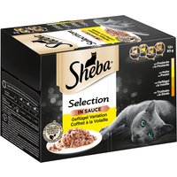 Sheba 96 x 85 g en tarrinas Multirreceta - Megapack % - Selection en salsa 
Sheba 96 x 85 g en tarrinas Multirreceta - Megapack % - Selection en salsa