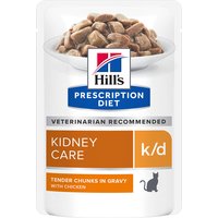 Hill's k/d Prescription Diet sobres comida húmeda para gatos - 12 x 85 g (pollo)
Hill's k/d Prescription Diet sobres comida húmeda para gatos - 12 x 85 g (pollo)