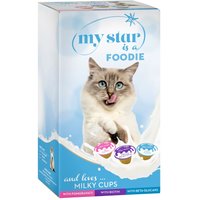 My Star Milky Cups snacks con leche para gatos - Pack mixto - Pack % - 75 x 15 g
My Star Milky Cups snacks con leche para gatos - Pack mixto - Pack % - 75 x 15 g