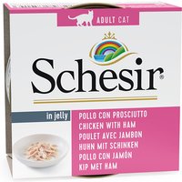 Schesir en gelatina 6 x 85 g - Filete de pollo con jamón
Schesir en gelatina 6 x 85 g - Filete de pollo con jamón