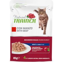 Natural Trainer Adult comida húmeda para gatos - 12 x 85 g carne de vacuno
Natural Trainer Adult comida húmeda para gatos - 12 x 85 g carne de vacuno