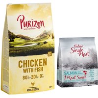Purizon 12 kg pienso para perros + 1,8 kg Single Meat ¡gratis! - Adult Pollo con pescado
Purizon 12 kg pienso para perros + 1,8 kg Single Meat ¡gratis! - Adult Pollo con pescado