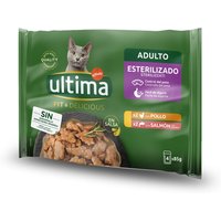 Ultima Cat Sterilized 48 x 85 g comida húmeda para gatos - Pollo y salmón
Ultima Cat Sterilized 48 x 85 g comida húmeda para gatos - Pollo y salmón