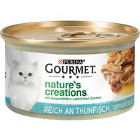 Purina Gourmet Nature's Creations 24 x 85 g - Atún con tomate y arroz
Purina Gourmet Nature's Creations 24 x 85 g - Atún con tomate y arroz