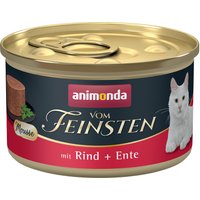 Animonda Vom Feinsten Adulto comida húmeda para gatos 12 x 85 g - Vacuno + Pato
Animonda Vom Feinsten Adulto comida húmeda para gatos 12 x 85 g - Vacuno + Pato