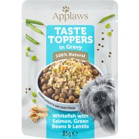 Applaws Taste Toppers en bolsitas para perros 12 x 85 g - Pescado blanco, salmón, judías verdes y lentejas
Applaws Taste Toppers en bolsitas para perros 12 x 85 g - Pescado blanco, salmón, judías verdes y lentejas