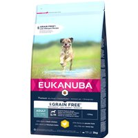 Eukanuba Grain Free Adult razas pequeñas y medianas con pollo - 3 kg
Eukanuba Grain Free Adult razas pequeñas y medianas con pollo - 3 kg
