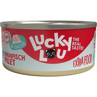Lucky Lou Extrafood en gelatina 18 x 70 g - Filete de atún
Lucky Lou Extrafood en gelatina 18 x 70 g - Filete de atún