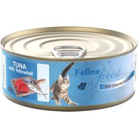 Feline Finest 6 x 85 g comida húmeda para gatos - Atún con caballa 
Feline Finest 6 x 85 g comida húmeda para gatos - Atún con caballa