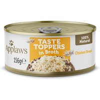 Applaws Taste Toppers con caldo latas para perros 6 x 156 g - Pollo
Applaws Taste Toppers con caldo latas para perros 6 x 156 g - Pollo