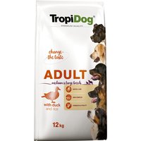 Tropidog Premium Adult Medium & Large pato y arroz - 12 kg
Tropidog Premium Adult Medium & Large pato y arroz - 12 kg