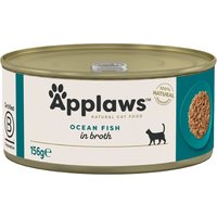 Applaws latas en caldo para gatos 6 x 156 g - Pescado del mar
Applaws latas en caldo para gatos 6 x 156 g - Pescado del mar