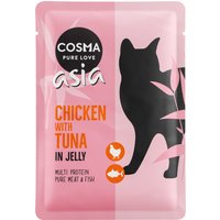 Cosma Asia 24 x 100 g en bolsitas para gatos - Pollo con atún
Cosma Asia 24 x 100 g en bolsitas para gatos - Pollo con atún