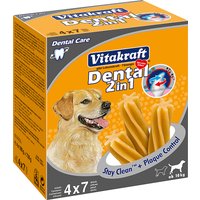 Snacks dentales para perros Vitakraft Dental 3in1 L/M - 28 uds
Snacks dentales para perros Vitakraft Dental 3in1 L/M - 28 uds