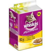 Whiskas Platitos del día 72 x 50 g en bolsitas - Pack % - Pollo, pavo y aves en salsa
Whiskas Platitos del día 72 x 50 g en bolsitas - Pack % - Pollo, pavo y aves en salsa