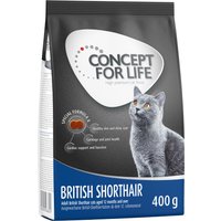 Concept for Life 400 g ¡precio especial! - British Shorthair Adult
Concept for Life 400 g ¡precio especial! - British Shorthair Adult