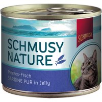 Schmusy Nature con pescado en lata 12 x 185 g - Sardina pura
Schmusy Nature con pescado en lata 12 x 185 g - Sardina pura