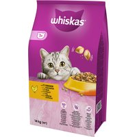 Whiskas 1+ años con pollo - 14 kg
Whiskas 1+ años con pollo - 14 kg