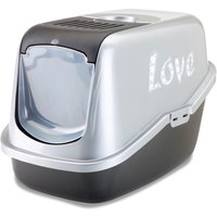Arenero cubierto Savic Nestor Impression Love para gatos - Plata y negro con diseño "Love
Arenero cubierto Savic Nestor Impression Love para gatos - Plata y negro con diseño "Love