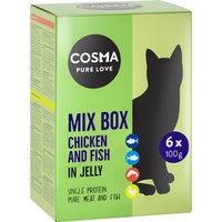 Cosma Original en bolsitas 24 x 100 g - Pack Ahorro - Pack mixto II: atún Pacífico, atún skipjack, pollo y salmón
Cosma Original en bolsitas 24 x 100 g - Pack Ahorro - Pack mixto II: atún Pacífico, atún skipjack, pollo y salmón
