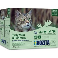 Bozita Bocaditos en gelatina en bolsitas para gatos 12 x 85 g - Mix pescado y carne
Bozita Bocaditos en gelatina en bolsitas para gatos 12 x 85 g - Mix pescado y carne