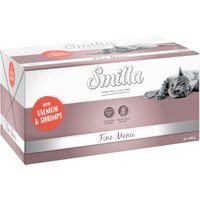 Smilla Fine Menu comida húmeda para gatos - 8 x 100 g - Salmón y gambas
Smilla Fine Menu comida húmeda para gatos - 8 x 100 g - Salmón y gambas