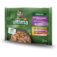 Ultima Cat Sterilized 48 x 85 g comida húmeda para gatos - Selección de pescados
Ultima Cat Sterilized 48 x 85 g comida húmeda para gatos - Selección de pescados