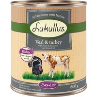 Lukullus Senior con ternera y pavo 6 x 800 g
Lukullus Senior con ternera y pavo 6 x 800 g