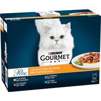 Purina Gourmet Perle en sobres 48 x 85 g - Pack Ahorro - Finas láminas en salsa 
Purina Gourmet Perle en sobres 48 x 85 g - Pack Ahorro - Finas láminas en salsa