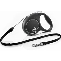 Correa extensible flexi Black Design con cordón de 5 m - S: hasta 12 kg 
Correa extensible flexi Black Design con cordón de 5 m - S: hasta 12 kg