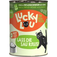 Lucky Lou Adult 24 x 400 g comida húmeda para gatos - Carne de vacuno y jabalí
Lucky Lou Adult 24 x 400 g comida húmeda para gatos - Carne de vacuno y jabalí