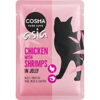 Cosma Asia 24 x 100 g en bolsitas para gatos - Pollo con gambas
Cosma Asia 24 x 100 g en bolsitas para gatos - Pollo con gambas