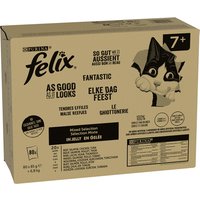 Jumbopack Felix Fantastic 80 x 85 g - Senior Mix de carne en gelatina (vacuno, pollo, atún, salmón)
Jumbopack Felix Fantastic 80 x 85 g - Senior Mix de carne en gelatina (vacuno, pollo, atún, salmón)