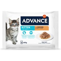 Advance Kitten con pollo comida húmeda para gatos - Pack % - 52 x 85 g
Advance Kitten con pollo comida húmeda para gatos - Pack % - 52 x 85 g