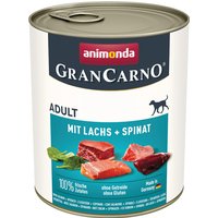 Animonda GranCarno Original Adult 12 x 800 g - Pack Ahorro - Salmón y espinacas 
Animonda GranCarno Original Adult 12 x 800 g - Pack Ahorro - Salmón y espinacas