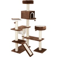 Rascador para gatos La casita de chocolate con rampa - Marrón
Rascador para gatos La casita de chocolate con rampa - Marrón