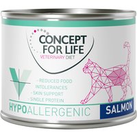 Concept for Life Veterinary Diet Hypoallergenic con salmón para gatos - 24 x 185 g
Concept for Life Veterinary Diet Hypoallergenic con salmón para gatos - 24 x 185 g