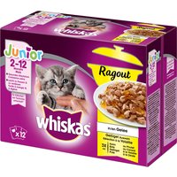 Whiskas Casserole 48 x 85 g en bolsitas - Junior Selección de aves en gelatina
Whiskas Casserole 48 x 85 g en bolsitas - Junior Selección de aves en gelatina
