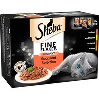 Sheba 96 x 85 g en sobres Multireceta - Megapack % - Fine Flakes selección de carnes y aves en salsa
Sheba 96 x 85 g en sobres Multireceta - Megapack % - Fine Flakes selección de carnes y aves en salsa